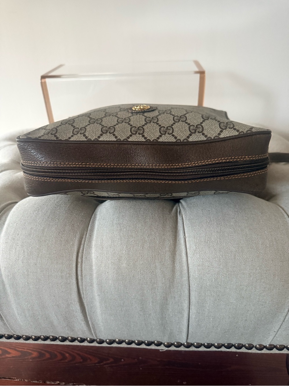 Vintage Gucci Accessory Collection GG Supreme Clutch Bag - Pristine 1980’s - Picture 8 of 16